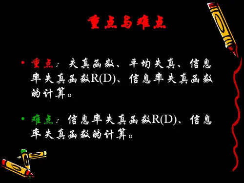 信道率失真函数