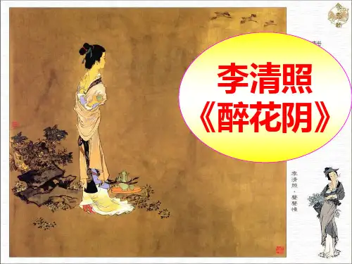 《醉花阴》PPT课件