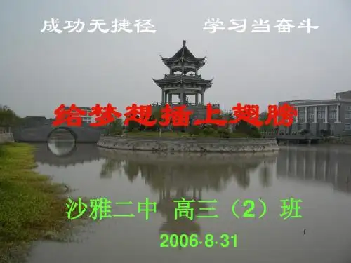 给梦想插上翅膀 PPT课件