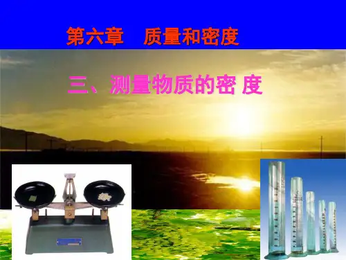 【新教材】人教版测量物质的密度ppt优质课件1