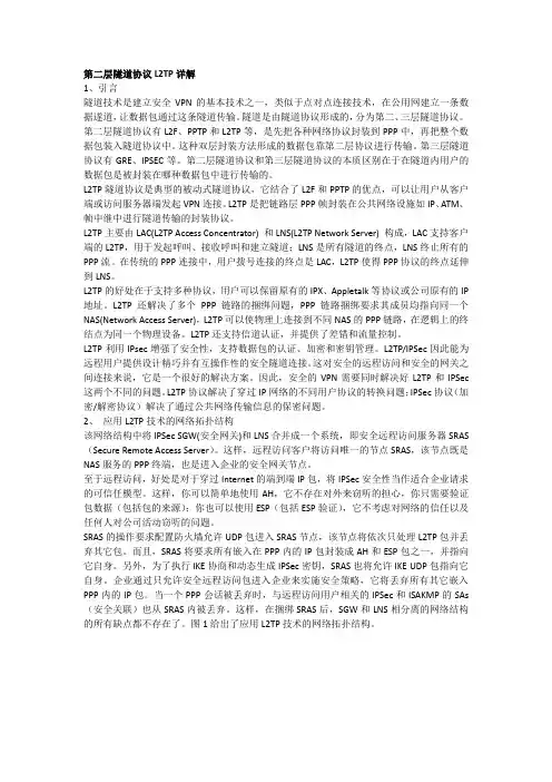 第二层隧道协议L2TP详解