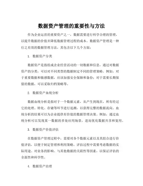 数据资产管理白皮书