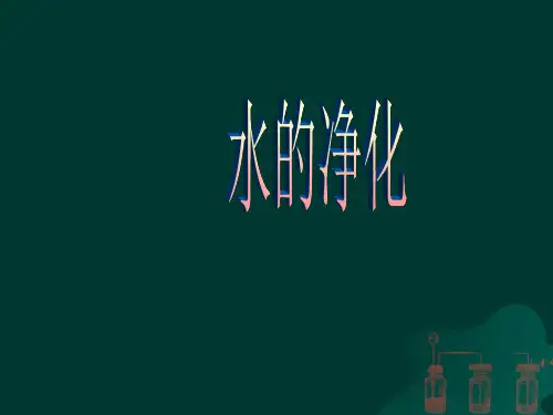 人教版初中化学九年级上册 4.1 水的净化(17张PPT)(共17张PPT)