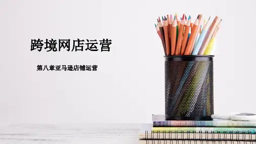跨境网店运营 第八章 亚马逊店铺运营