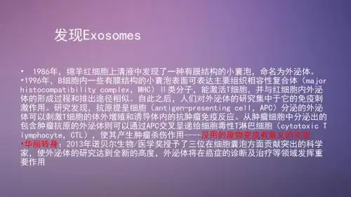 外泌体的介绍和进展ppt课件