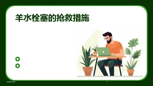 羊水栓塞的抢救措施(2024)