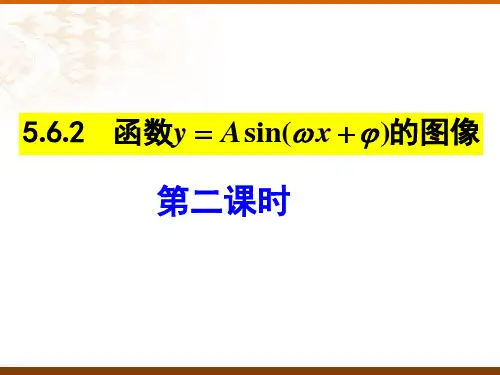 函数y=Asin(ωx φ)的图像(第二课时)课件-2022-2023学年高一上学期数学必修第一册