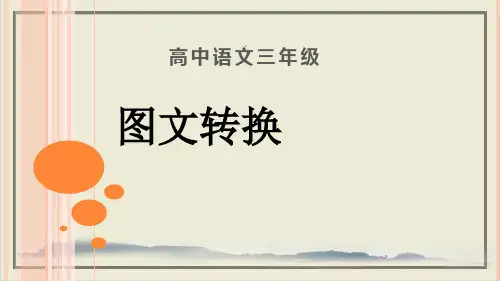 备考济南高考专题复习课件语言文字运用之图文转换课件25张