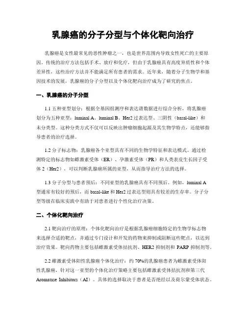 乳腺癌的分子分型与个体化靶向治疗