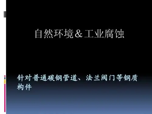 环境对钢质材料的腐蚀