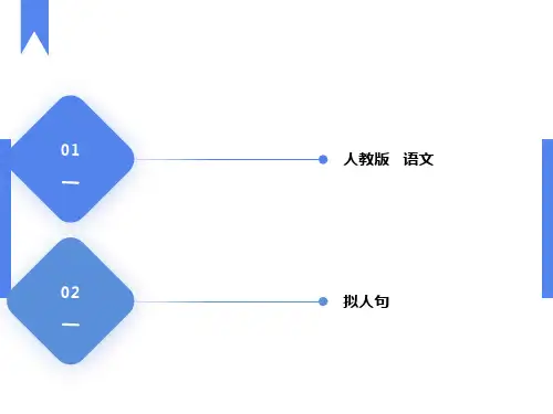 三年级拟人句ppt