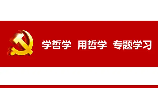 学哲学用哲学 ppt课件