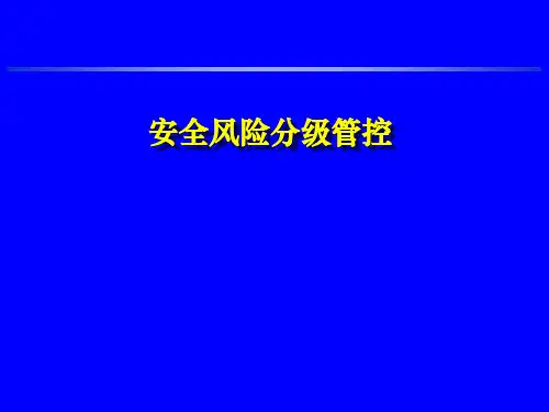 煤矿安全风险分级管控PPT课件
