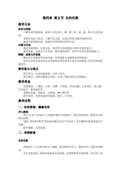 4.5光的色散