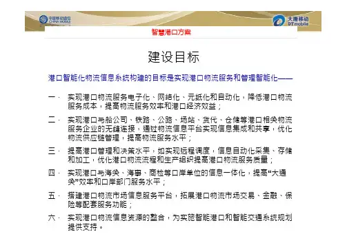 课题_智慧港口方案