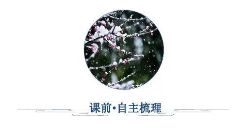 人教高中语文必修上 第一单元  课时优案1