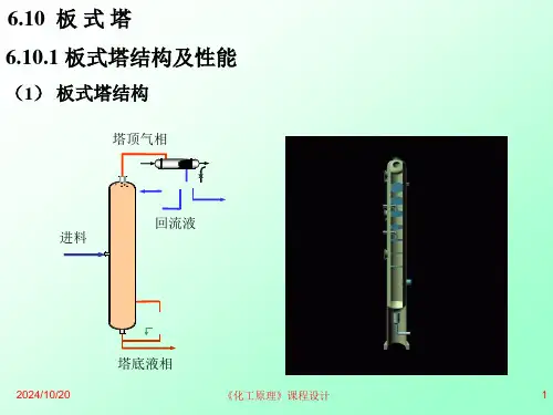 课程设计板式塔