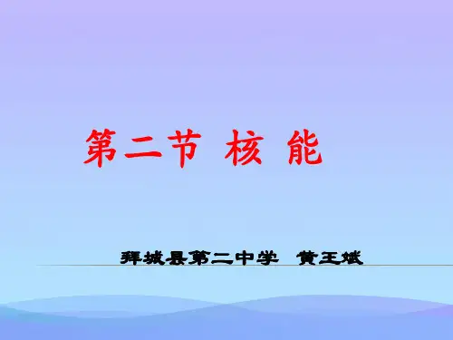 核能ppt12 人教版优秀课件