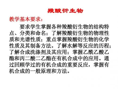 羧酸衍生物集合成1