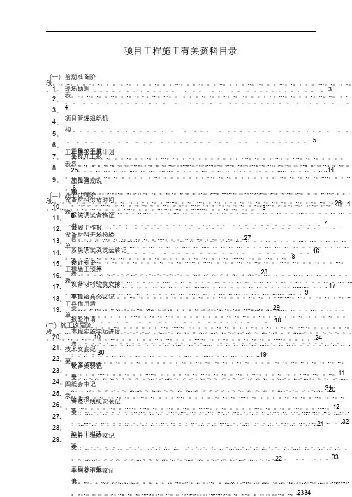 弱电工程施工规范表格_pdf