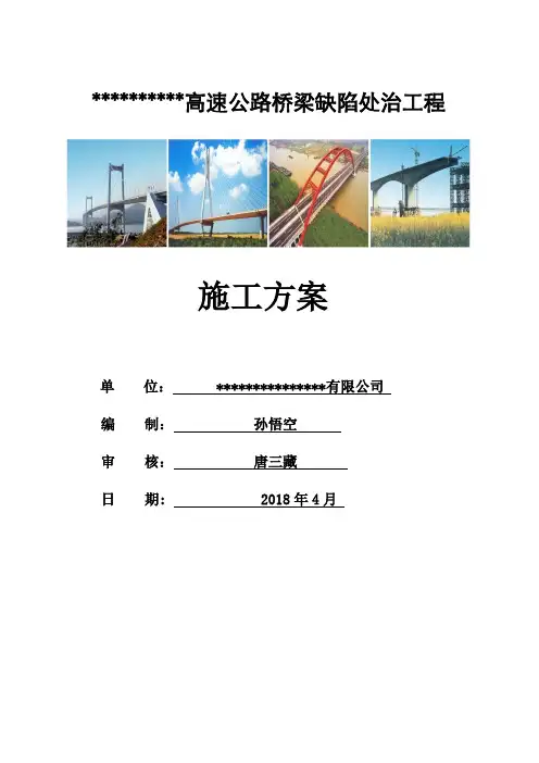 高速公路桥梁缺陷处治工程
