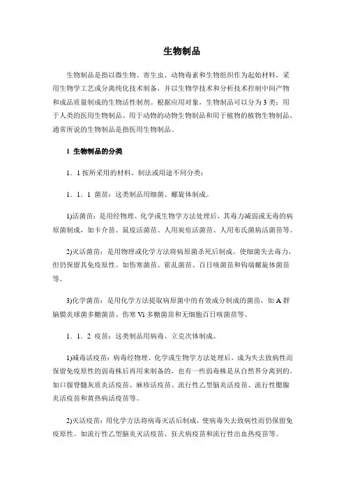 生物制品(精)