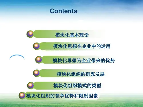 模块化组织