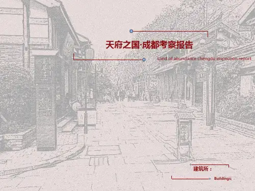 成都考察报告设计院讲解