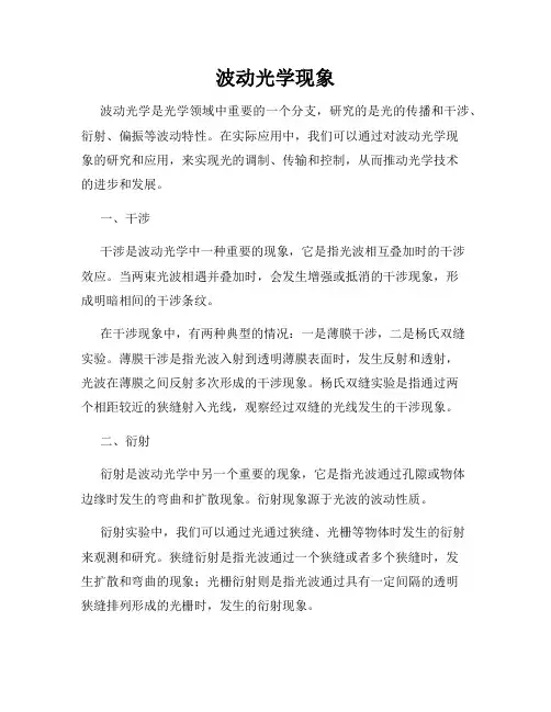 波动光学现象