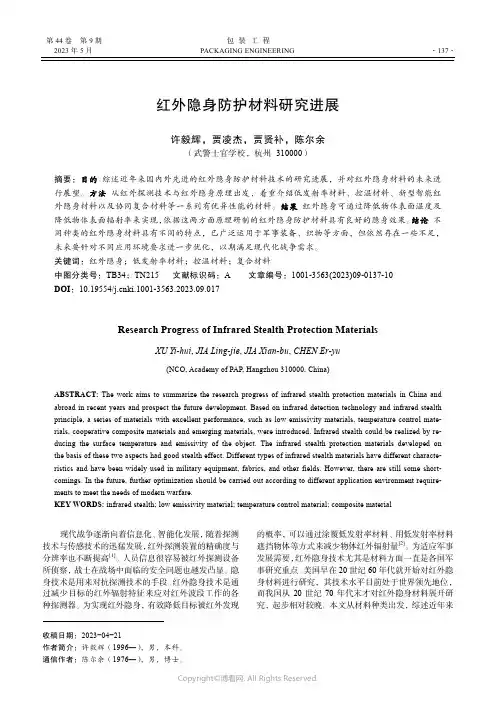 211181375_红外隐身防护材料研究进展