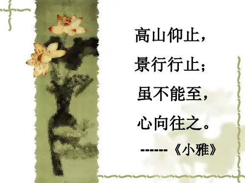 人教部编版七年级语文下--册第13课《叶圣陶先生二三事》课件(共48张PPT)