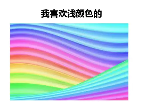博雅汉语初级起步篇1-第14课-我喜欢浅颜色的