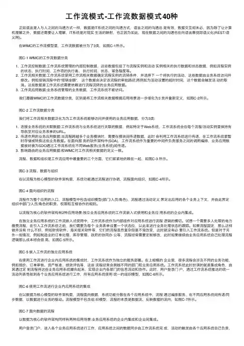 工作流模式-工作流数据模式40种