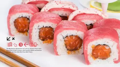 2018日系寿司美食文化PPT模板【精品】