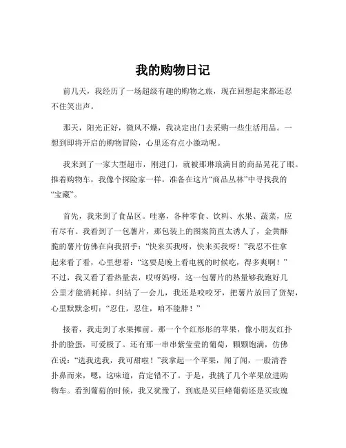 我的购物日记