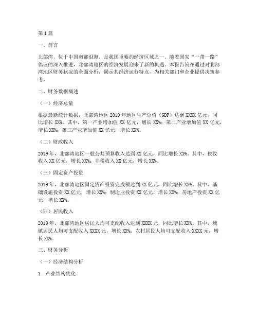 北部湾财务分析报告(3篇)