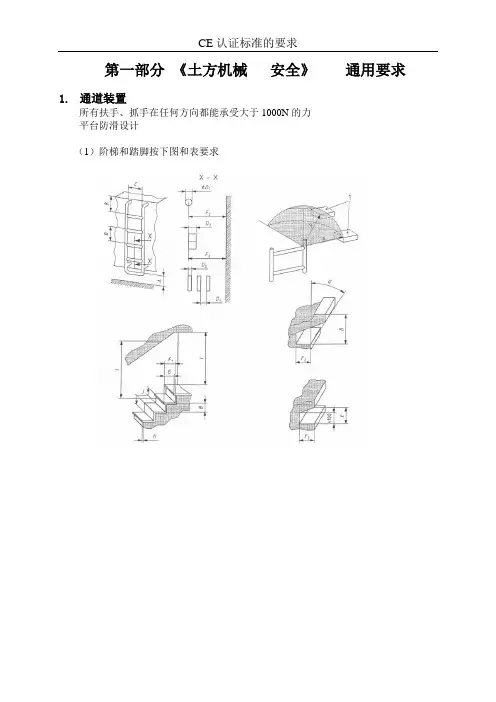 CE认证标准要求