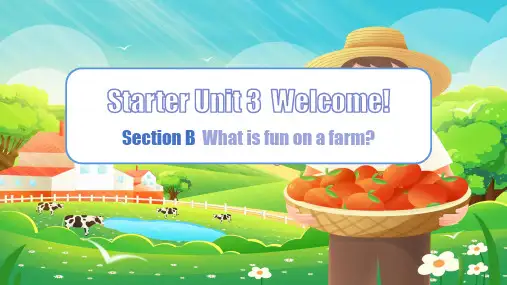 2024年新版人Starter Unit 3 Section B(课件)七年级英语上册同步(人教版)