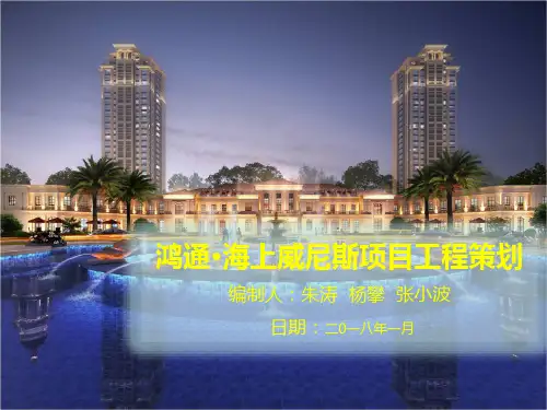 海上威尼斯项目工程策划书(正式版)