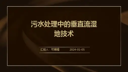 污水处理中的垂直流湿地技术