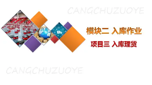 仓储作业实务课件2.3