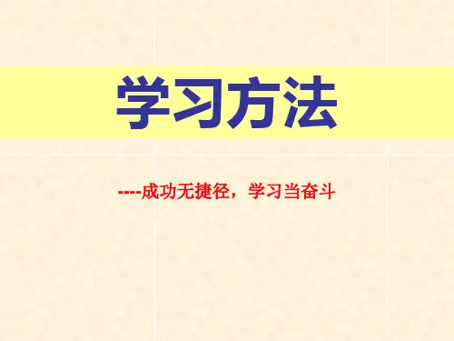 小学班会学会学习方法介绍PPT模板