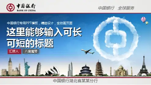 中国银行中行金融理财投资信贷动态PPT