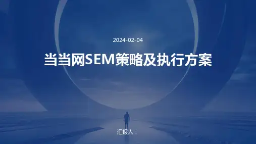 当当网SEM策略及执行方案
