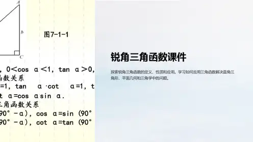 锐角三角函数课件