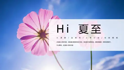 工作总结汇报PPT模板大全(4套)