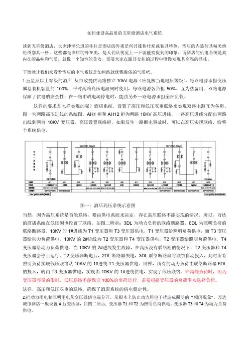 如何建设高品质的五星级酒店高低压配电系统