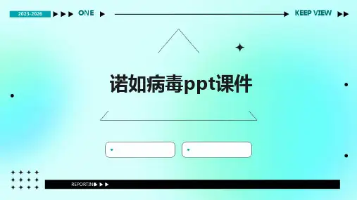诺如病毒ppt课件