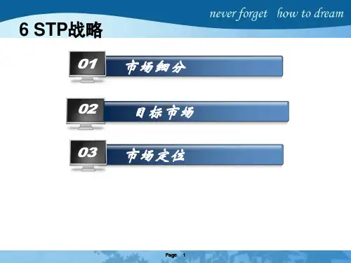 市场营销学(第二版)STP战略