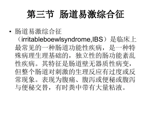 肠道易激综合征PPT课件